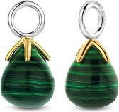 TI SENTO - Milano Oorbedels 925 Sterling Zilver Ear Charms 9216 Groen