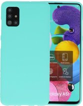 Color Bescherming Telefoonhoesje voor Samsung Galaxy A51 - Turquoise