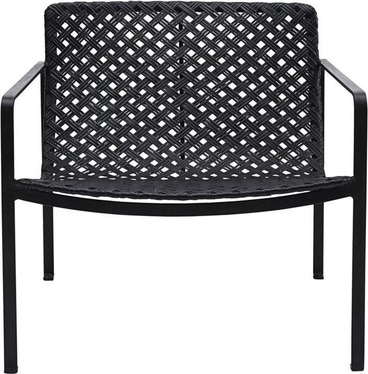 Stoel met armleuning Habra Zwart 64 x 66 x 69