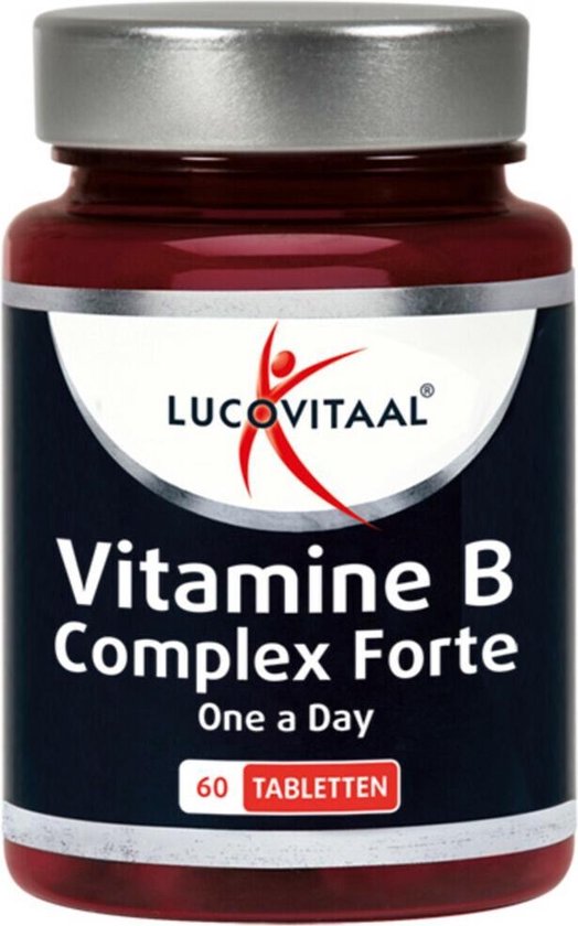 Pas op Buitensporig Tussendoortje Lucovitaal Vitamine B Complex Forte Voedingssupplement - 60 tabletten |  bol.com