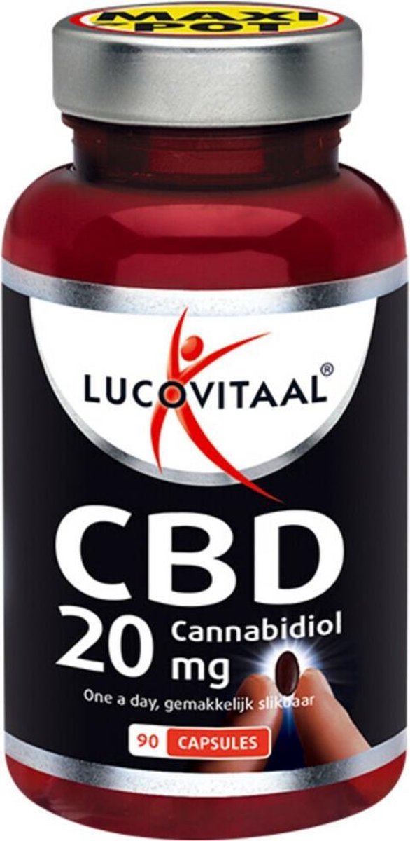 Lucovitaal CBD capsules 20 milligram Supplement 90 capsules