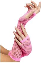 Roze visnet handschoenen