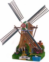 Molen - kerstdorp met licht