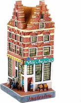 Amsterdams grachtenhuisje - cafe Papeneiland - Prinsengracht 2 - 12 cm