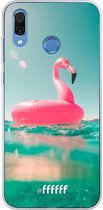 Honor Play Hoesje Transparant TPU Case - Flamingo Floaty #ffffff