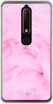 Nokia 6 (2018) Hoesje Transparant TPU Case - Cotton Candy #ffffff