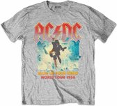 AC/DC Kinder Tshirt -Kids tm 4 jaar- Blow Up Your Video Grijs