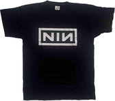 Nine Inch Nails Heren Tshirt -S- Classic Logo Zwart