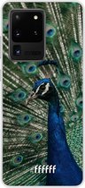 Samsung Galaxy S20 Ultra Hoesje Transparant TPU Case - Peacock #ffffff