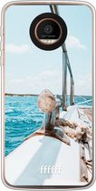 Motorola Moto Z Force Hoesje Transparant TPU Case - Sailing #ffffff