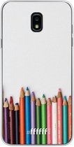 Samsung Galaxy J7 (2018) Hoesje Transparant TPU Case - Pencils #ffffff