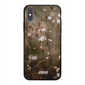 iPhone X Hoesje TPU Case - Flower Buds #ffffff