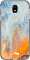 Samsung Galaxy J7 (2017) Hoesje Transparant TPU Case - Fire Against Water #ffffff