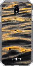 Samsung Galaxy J7 (2017) Hoesje Transparant TPU Case - Water Waves #ffffff