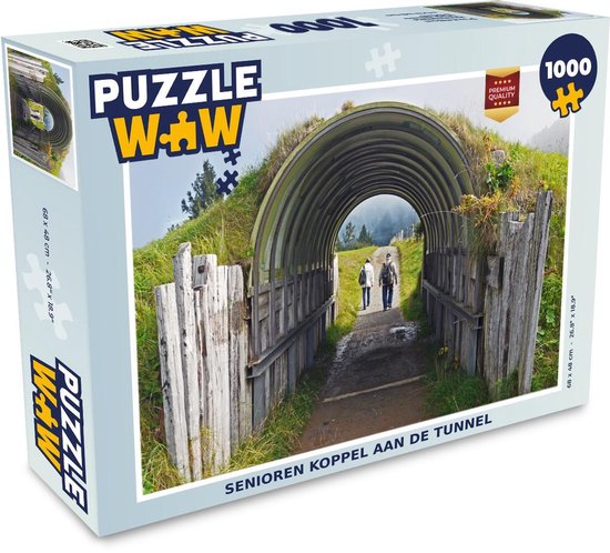 Port banaan trainer Puzzel Senioren koppel aan de tunnel - Legpuzzel - Puzzel 1000 stukjes  volwassenen | bol.com