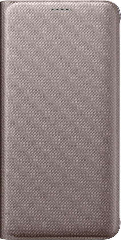 Samsung Flip Wallet case voor Samsung Galaxy S6 Edge Plus Goud