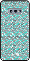 6F hoesje - geschikt voor Samsung Galaxy S10e -  TPU Case - Minecraft - Diamonds! #ffffff