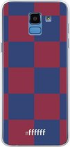 Samsung Galaxy J6 (2018) Hoesje Transparant TPU Case - FC Barcelona #ffffff