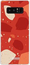 Samsung Galaxy Note 8 Hoesje Transparant TPU Case - Terrazzo N°4 #ffffff