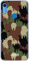 Huawei Y6s Hoesje Transparant TPU Case - Graffiti Camouflage #ffffff