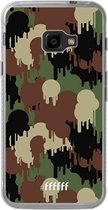 Samsung Galaxy Xcover 4 Hoesje Transparant TPU Case - Graffiti Camouflage #ffffff