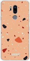 LG G7 ThinQ Hoesje Transparant TPU Case - Terrazzo N°5 #ffffff