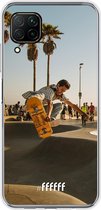 Huawei P40 Lite Hoesje Transparant TPU Case - Let's Skate #ffffff