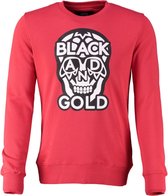 Black and gold sweater biglogos - Maat XL