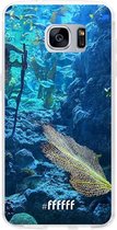 Samsung Galaxy S7 Hoesje Transparant TPU Case - Coral Reef #ffffff