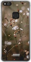 Huawei P10 Lite Hoesje Transparant TPU Case - Flower Buds #ffffff