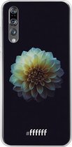 Huawei P20 Pro Hoesje Transparant TPU Case - Just a Perfect Flower #ffffff
