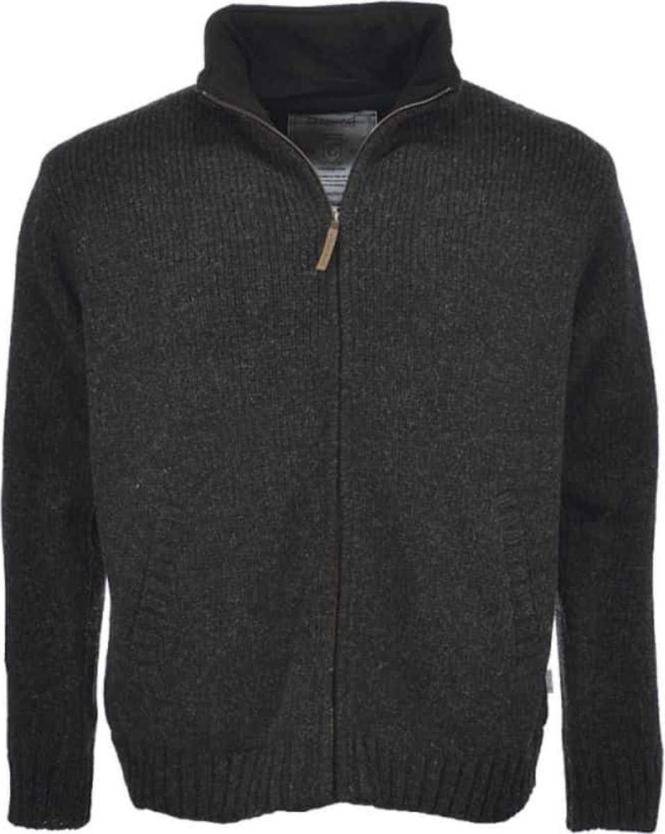 Pure Wool Herenvest MNL-1703 Antraciet - antraciet - S
