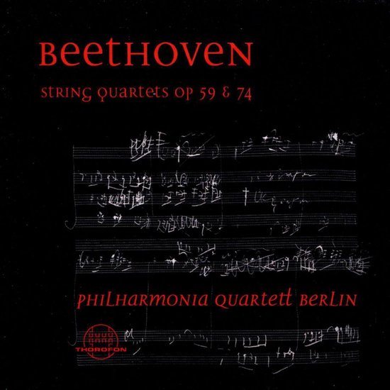 Beethoven: String Quartets, Op. 59 & 74