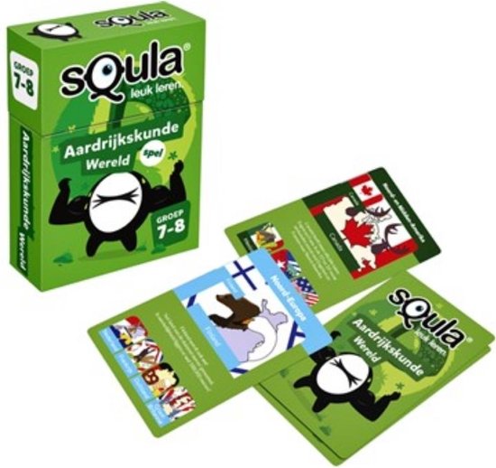 Thumbnail van een extra afbeelding van het spel Educatieve spellenbundel - Squla Kaartspellen - 3 stuks - Groep 3 t/m 8