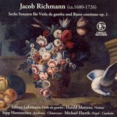 Jacob Richmann: Sechs Sonaten für Viola da gamba und Basso continuo, Op. 1