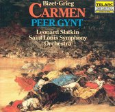 Bizet: Carmen Suite;  Grieg: Peer Gynt / Slatkin, St Louis
