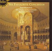 Paul Nicholson, The Parley Of Instruments Baroque Orchestra - Arne: Six Favourite Concertos (CD)
