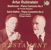 Beethoven: Piano Concerto no 4;  Saint-Saens / Rubinstein