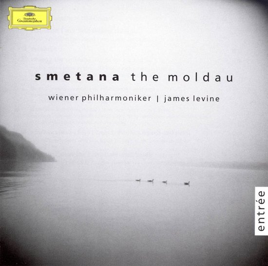 Smetana's De Moldau, Wiener Philharmoniker o.l.v. James Levine. Mistig meerlandschap met eenden.