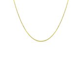 Silventi 762060040 Ketting Dames Goudkleurig - Doublé - Venetiaans - 40cm - 1,5mm - Goudkleurig