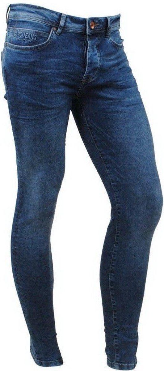 Cars Jeans - Heren Jeans - Super Skinny - Stretch - Lengte 36 - Dust - Dark  Used | bol.com