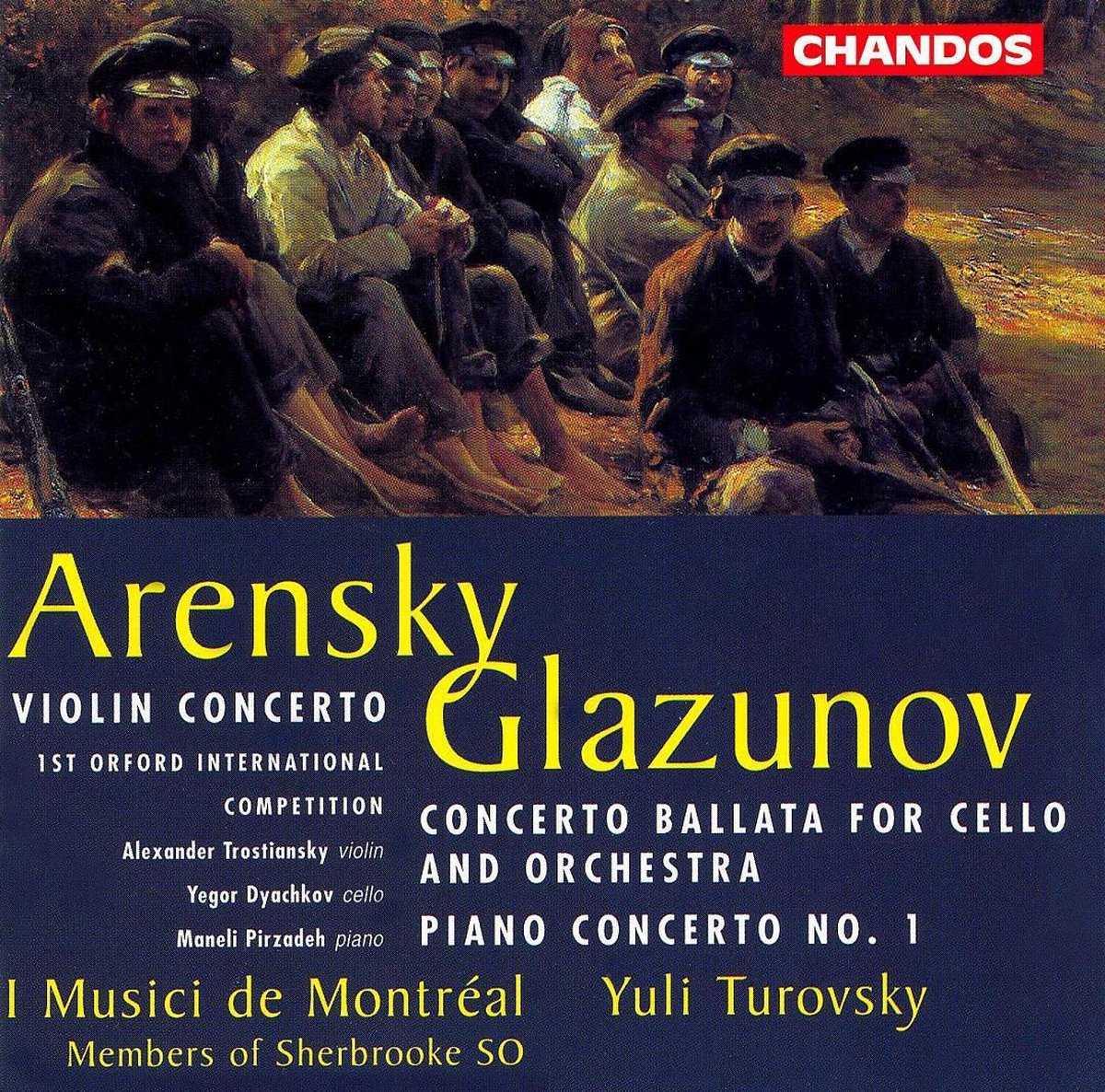 Arensky: Violin Concerto; Glazunov / Turovsky, et al