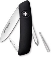 Swiza D02 Zakmes - Zwart (Black) - Blisterverpakking