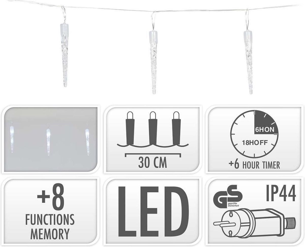 Lumières de Noël 120LED 12m Guirlande Lumineuse Prise DC + Contrôleur LED  Décoration de Jardin de Noël 