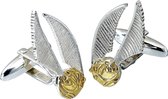 Harry Potter: Sterling Silver Golden Snitch Cufflinks