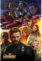 Avengers Infinity War Captain America Maxi poster