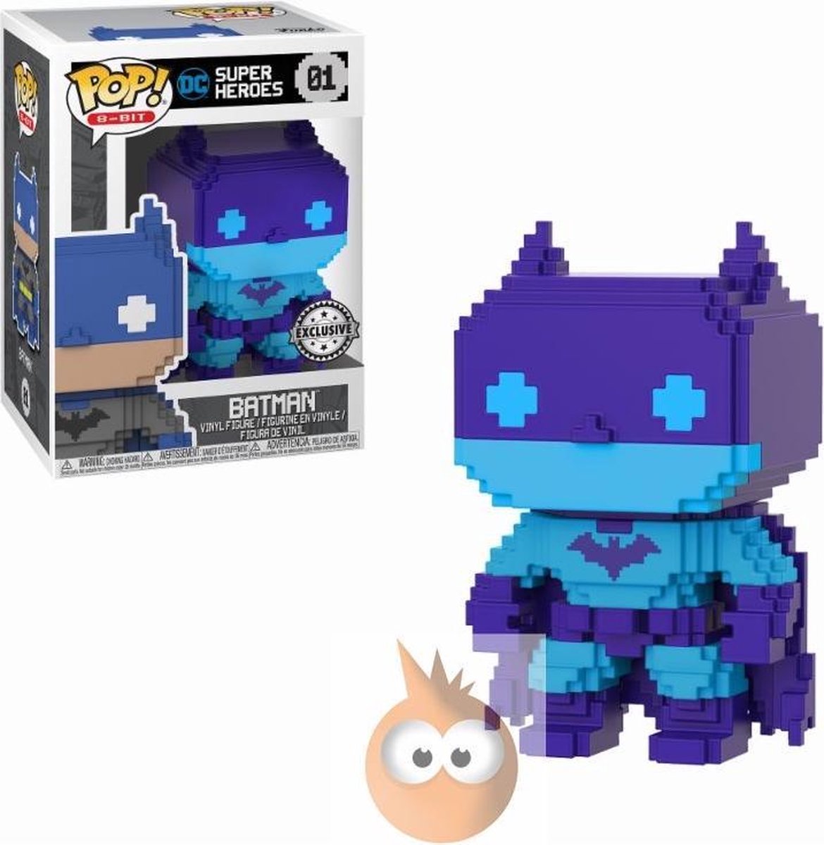 8Bit Super Heroes #1 Batman (Purple & Blue)