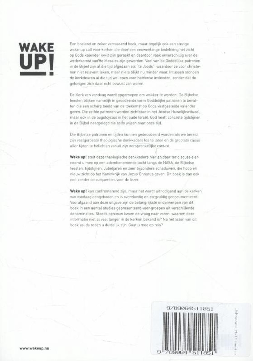 Wake up! - back cover