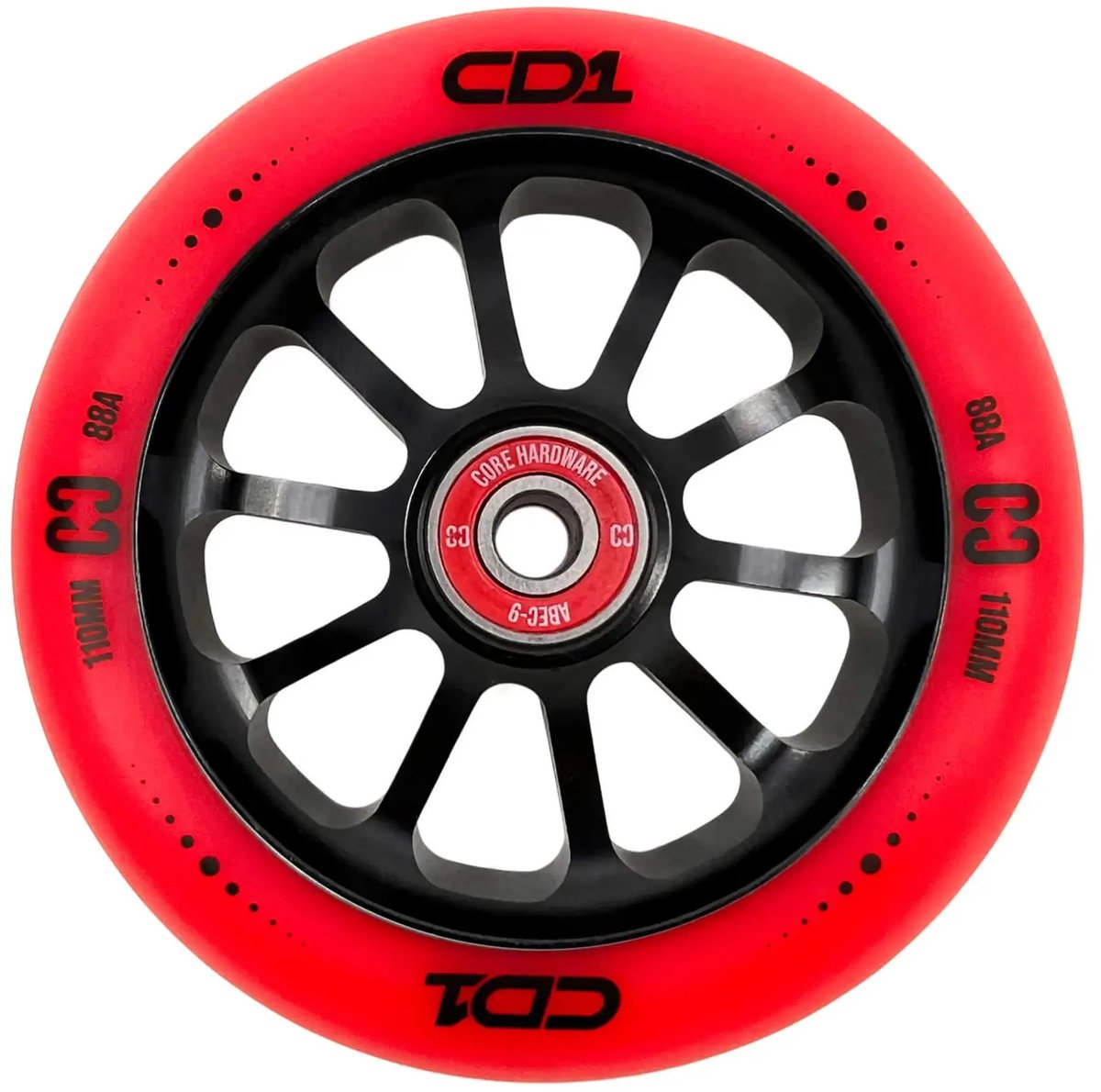 CORE CD1 Stuntstep Wiel 110mm Rood