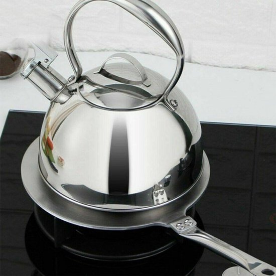 Kinghoff - Inductie Adapter - 14.5 cm - Roestvrij Staal - Handvat van Merkloos — afbeelding 2